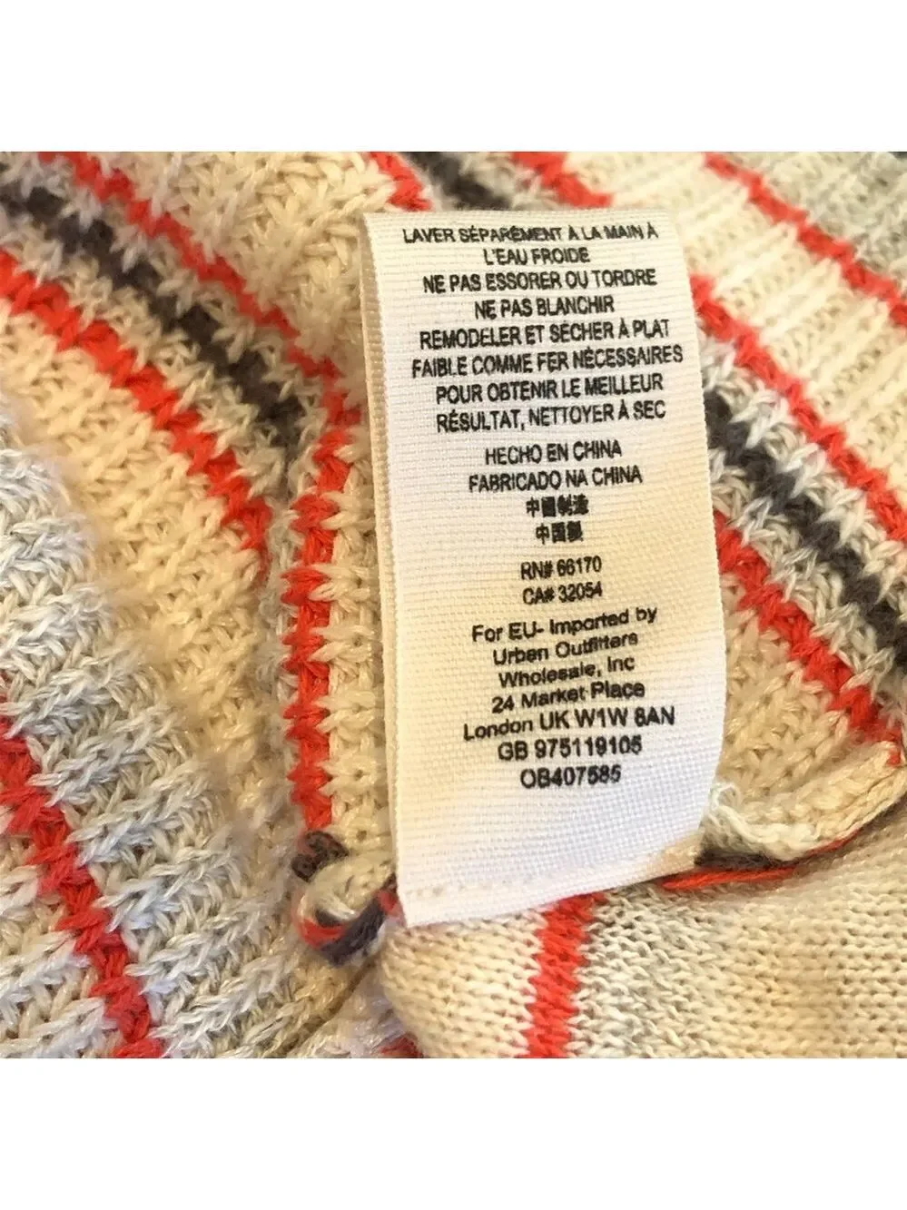 Free People Stripe Sailor Tank Ivory Combo- Size M